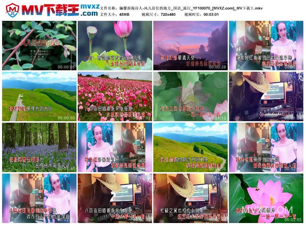 俪馨浪漫诗人-风儿居住的地方_国语_流行_YF100070